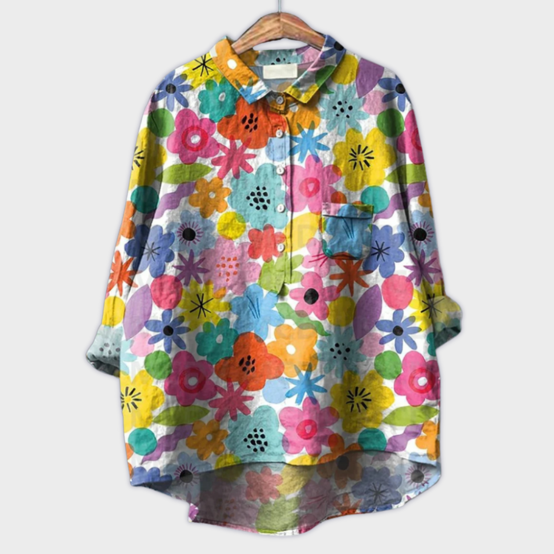 Magdalena - Chemisier à Motif Floral