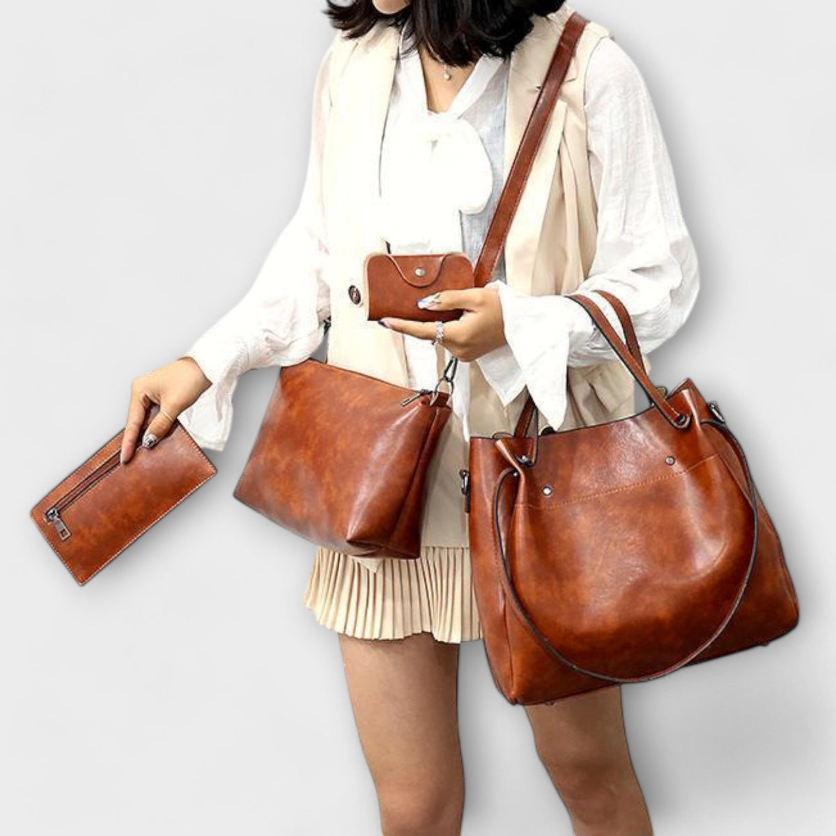 Azura - Ensemble de sacs vintage de 4 pièces