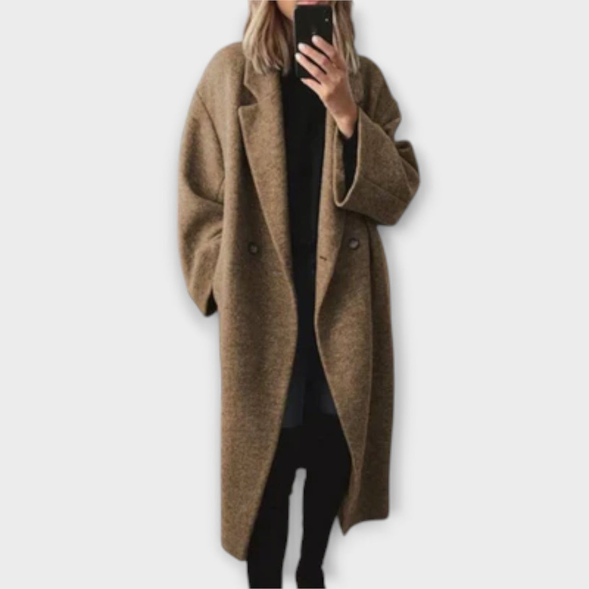 Jennifer - Manteau Élégant Gris