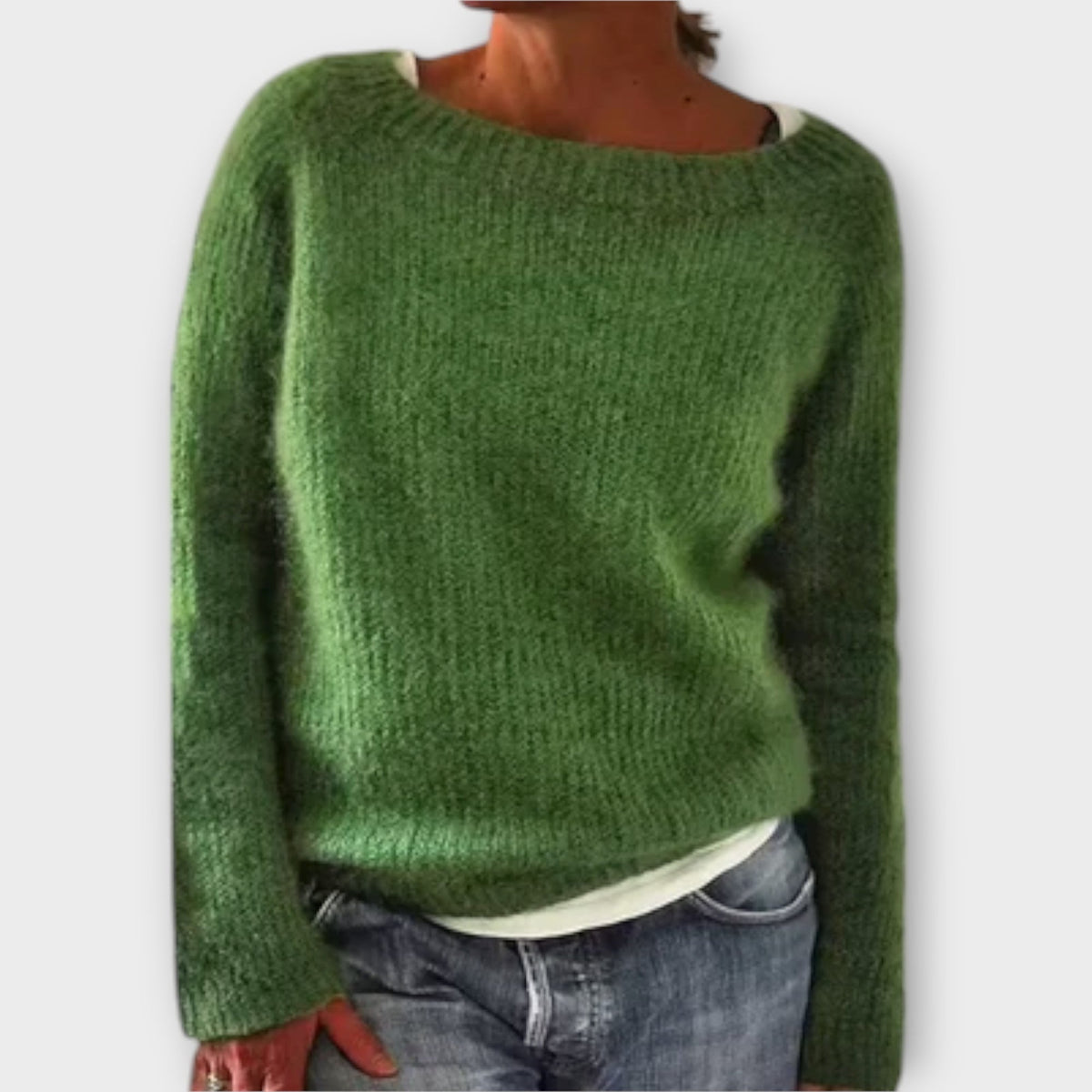Regine - Pull Uni Gris