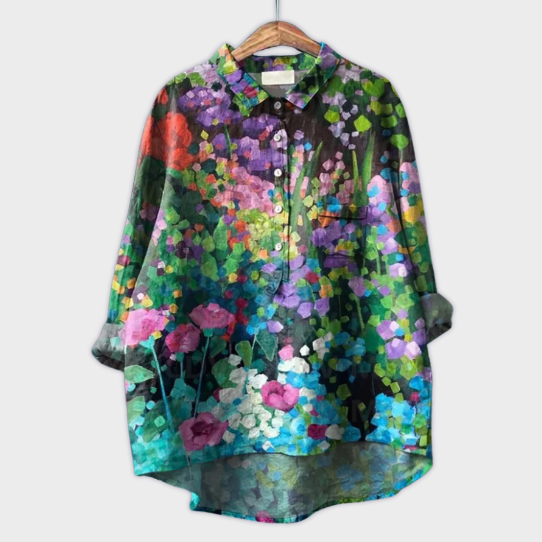 Magdalena - Chemisier à Motif Floral