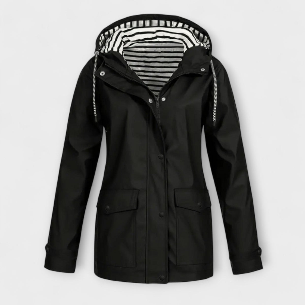 Alessa - Veste de Pluie Tendance Noire
