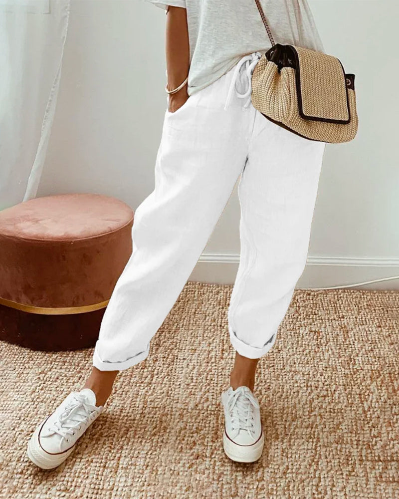 Pantalon Fluide Confort Élégant