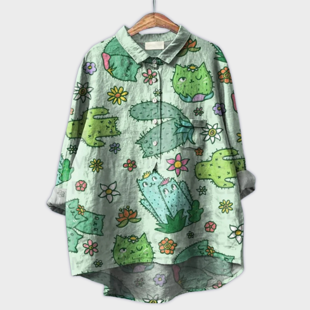 Magdalena - Chemisier à Motif Floral