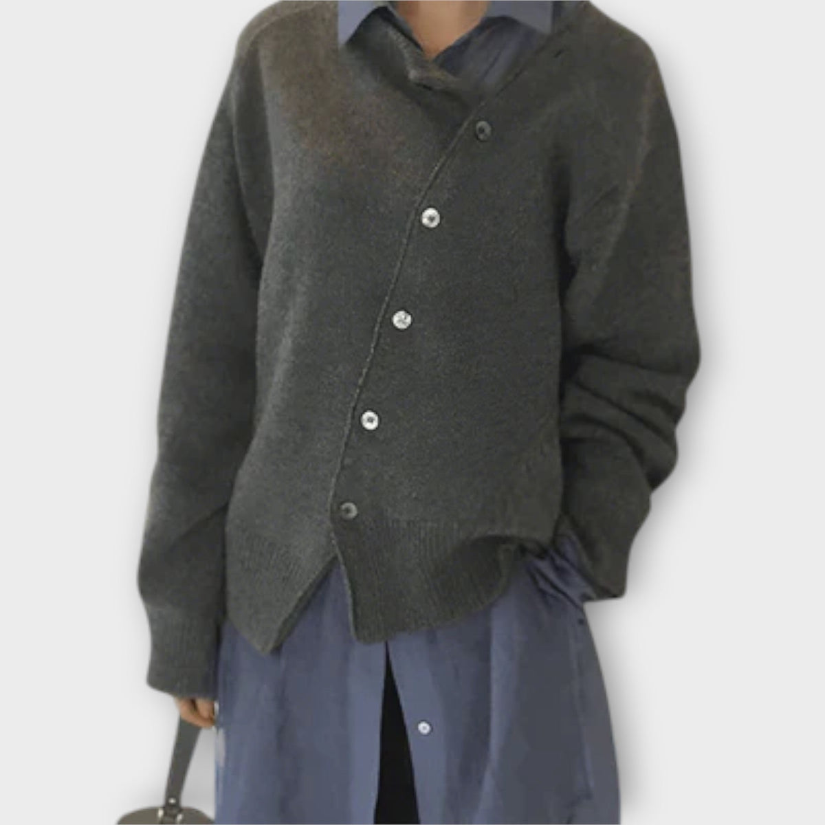 Cathy - Cardigan Décontracté Beige