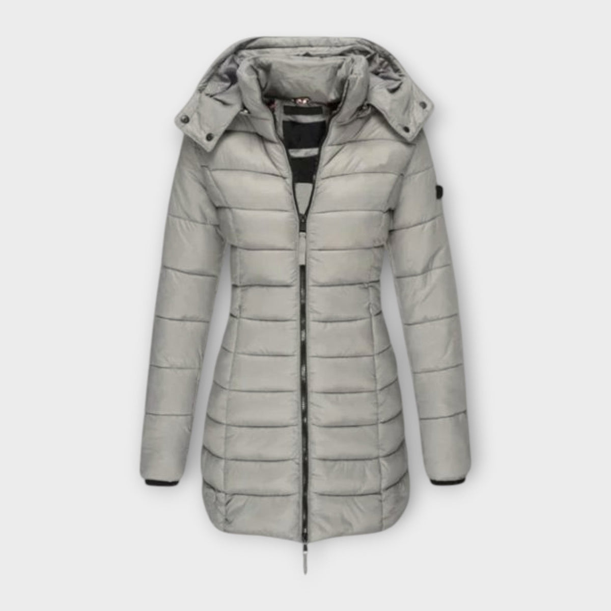 Mathilde - Manteau d'Hiver Isolant Bleu Foncé