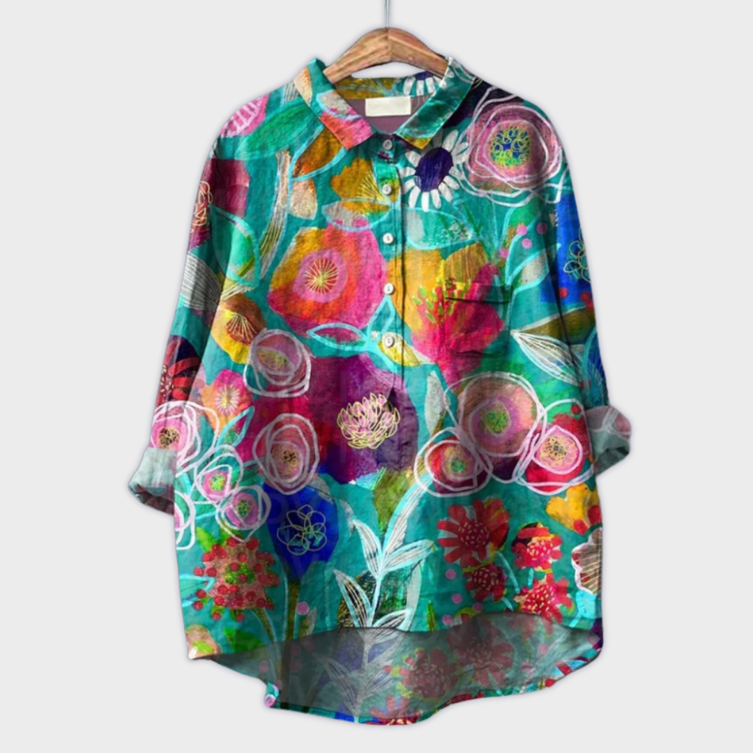 Magdalena - Chemisier à Motif Floral