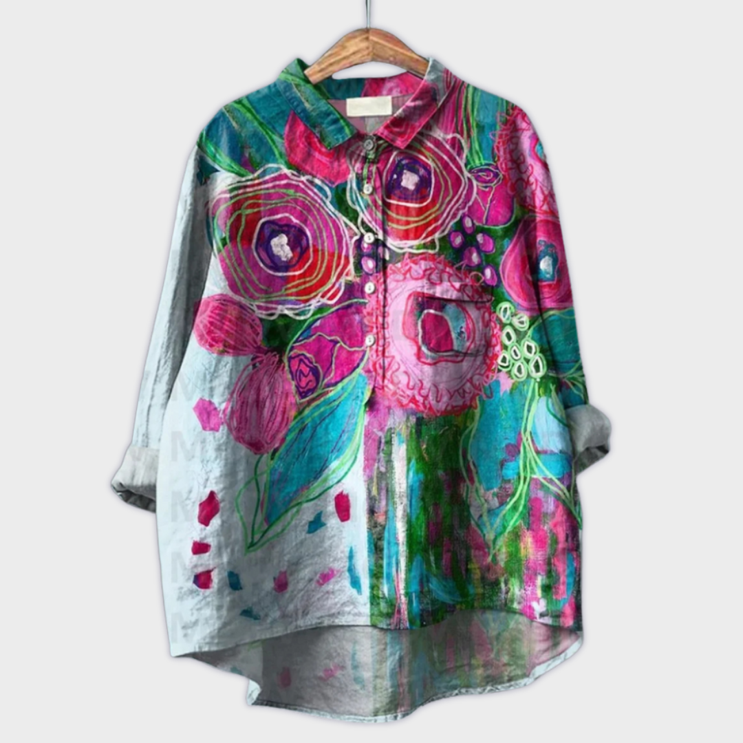 Magdalena - Chemisier à Motif Floral