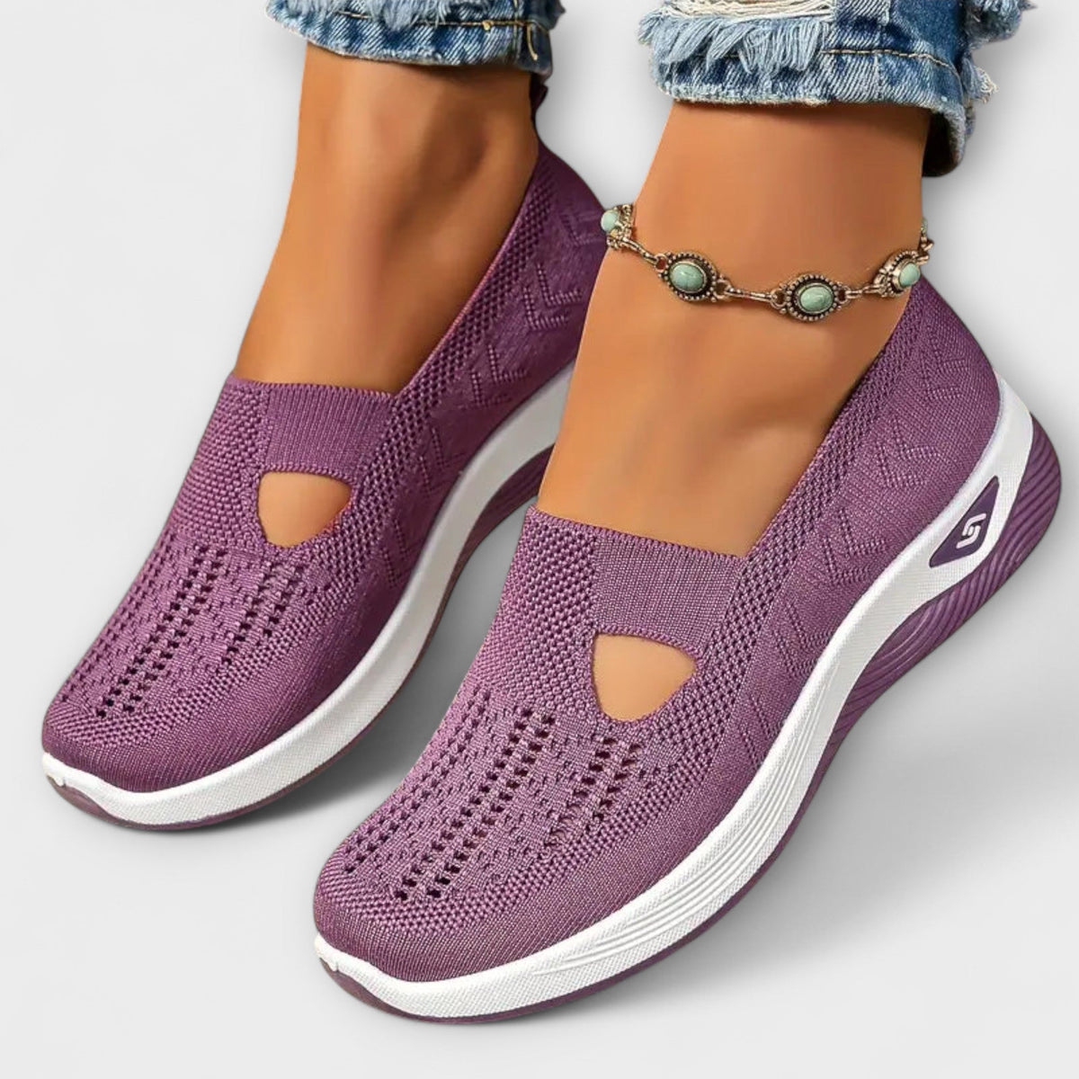 Marlene - Chaussures de Randonnée Orthopédiques Lilas