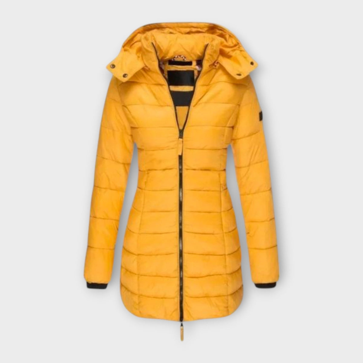 Mathilde - Manteau d'Hiver Isolant Bleu Foncé