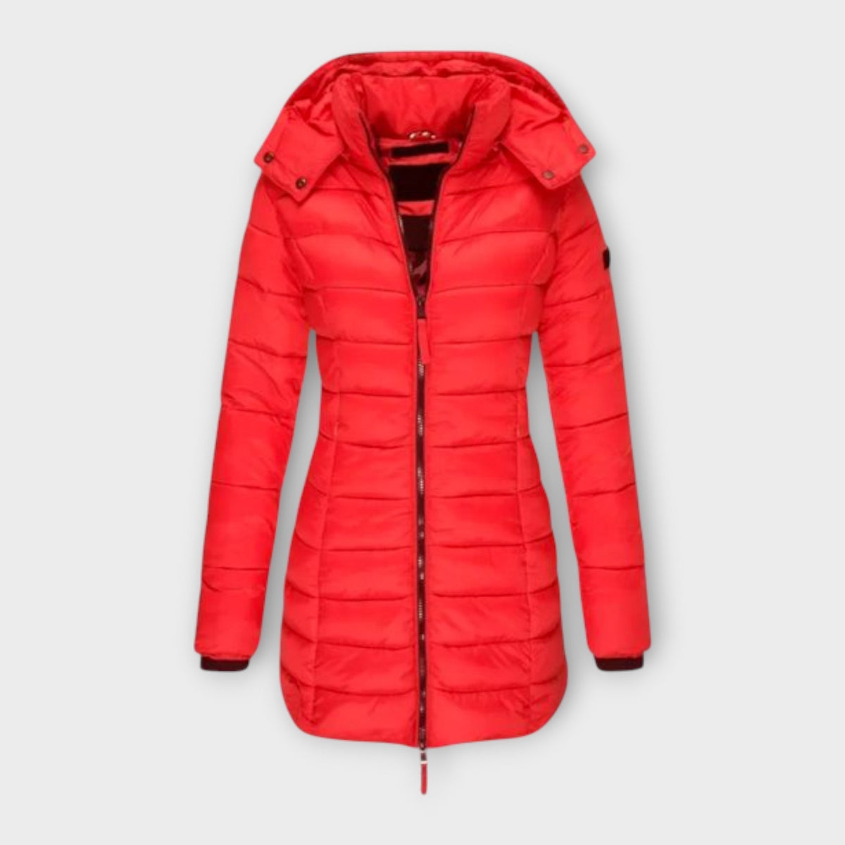 Mathilde - Manteau d'Hiver Isolant Bleu Foncé