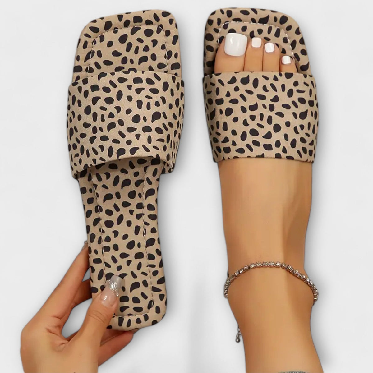 Liesbeth - Mules Léopard