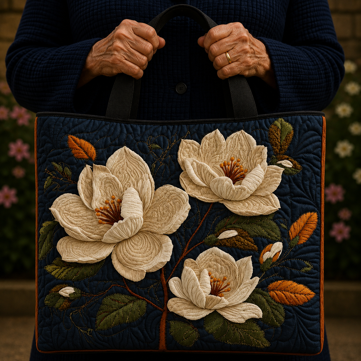 Magnolia Délicat | Sac matelassé