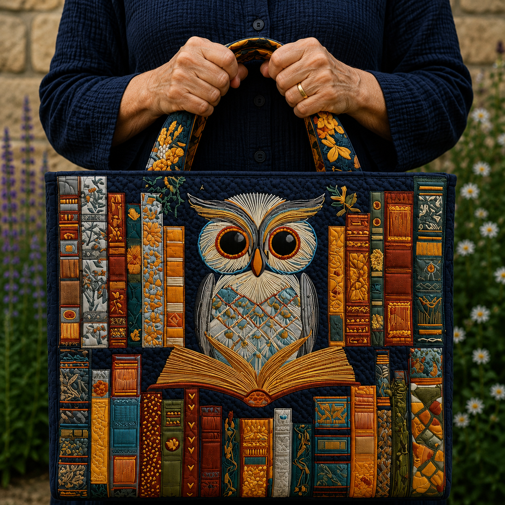 Chouette Lectrice | Sac matelassé