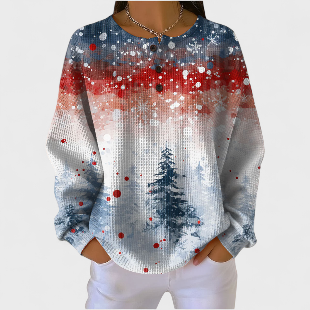 Alix - Pull de Noël à Motif Sapin