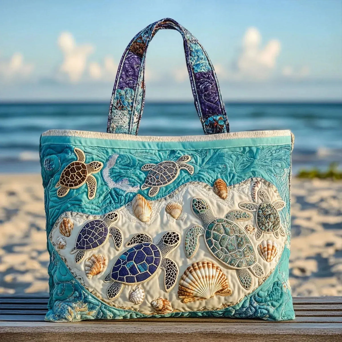 Étreinte de Tortue | Sac matelassé