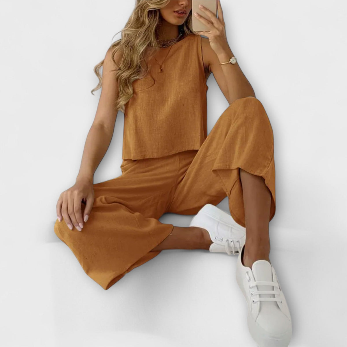 Duo en Lin Beige