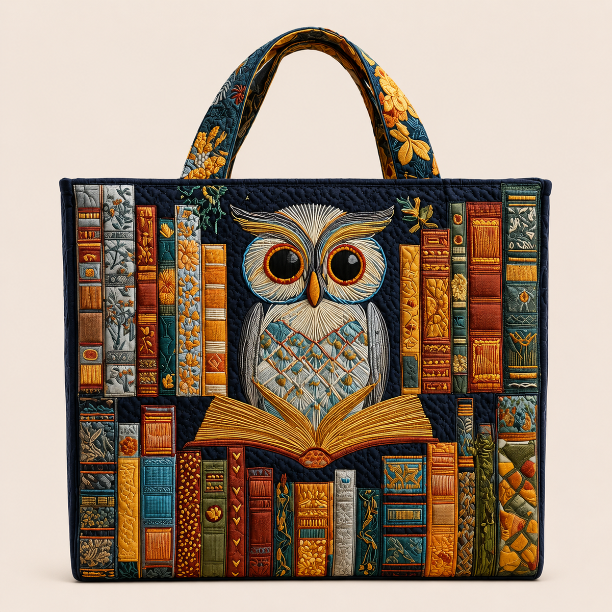 Chouette Lectrice | Sac matelassé