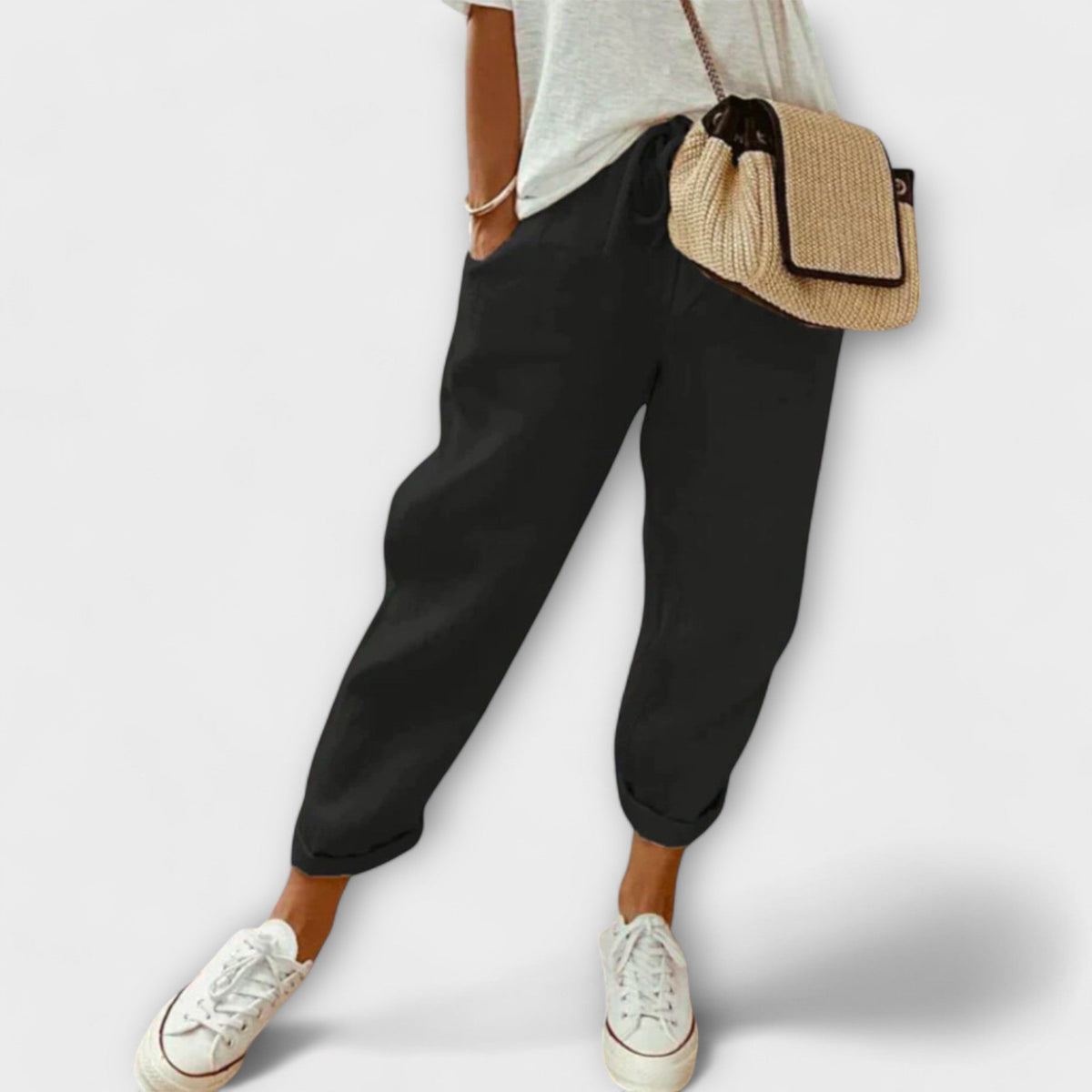 Heidi - Pantalon en Lin Tendance