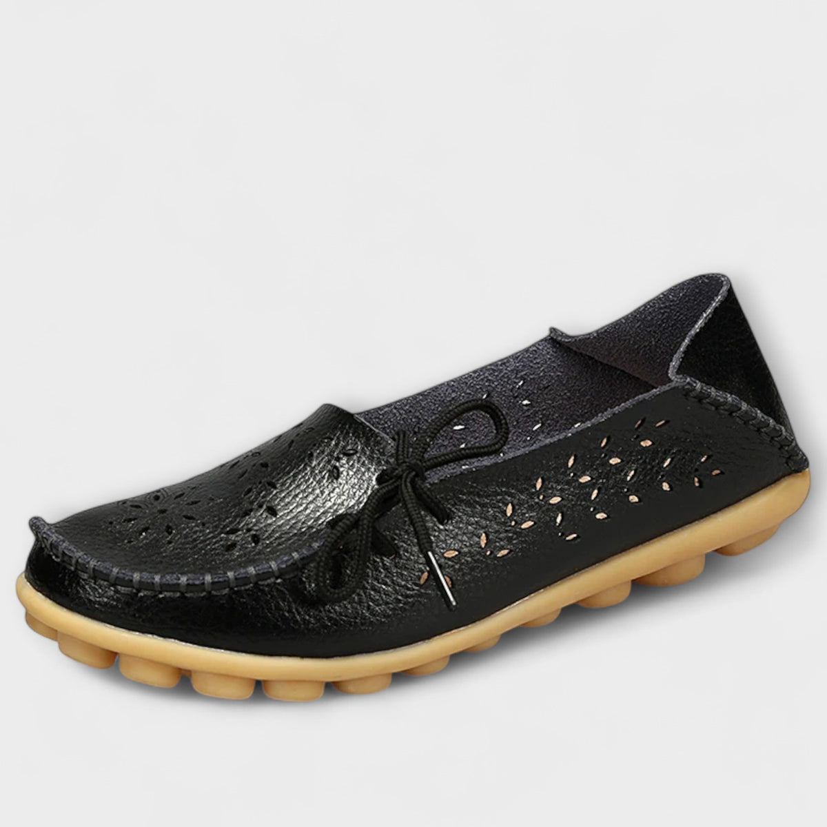 Notburga - Mocassins Sans Lacets Blancs