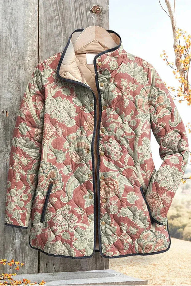 Vlasta – Doudoune à motif floral