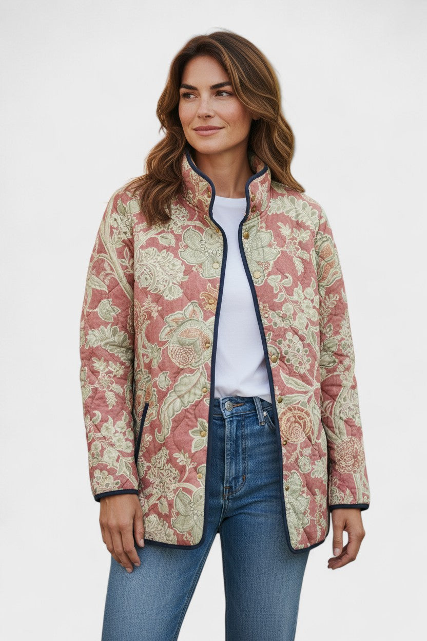Vlasta – Doudoune à motif floral