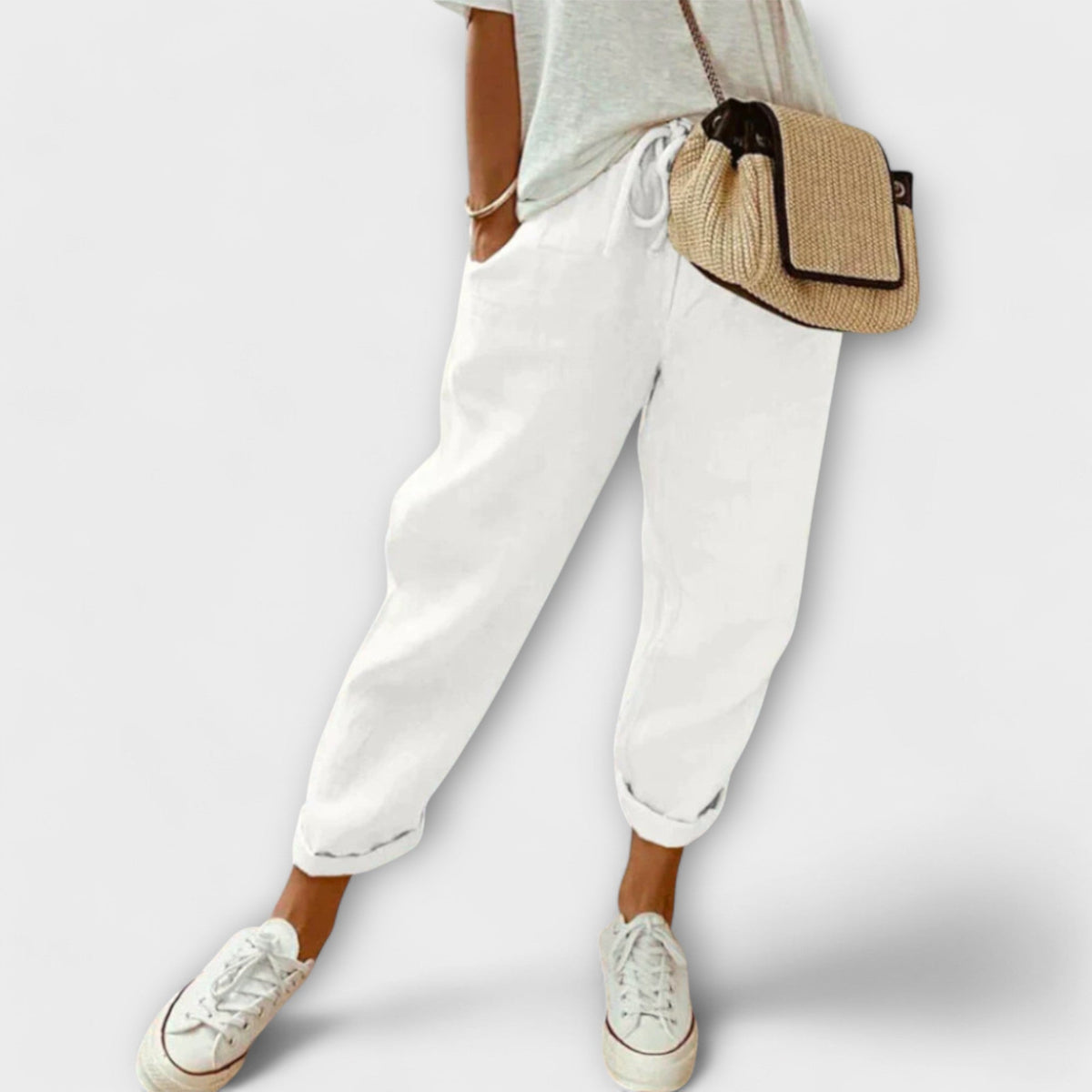 Heidi - Pantalon en Lin Tendance