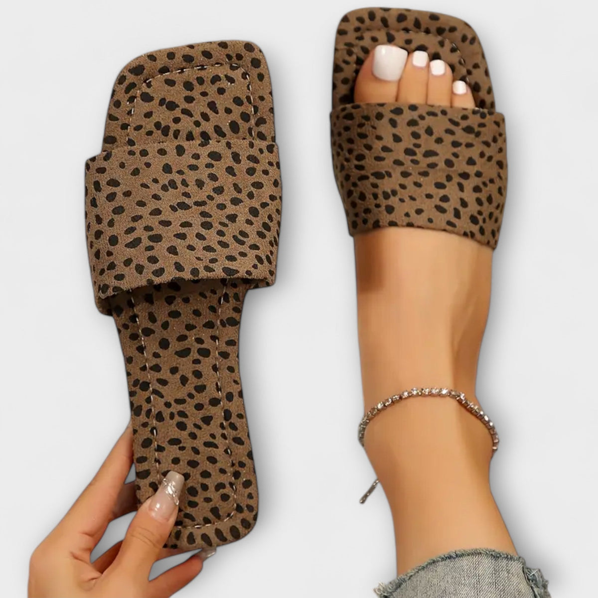 Liesbeth - Mules Léopard
