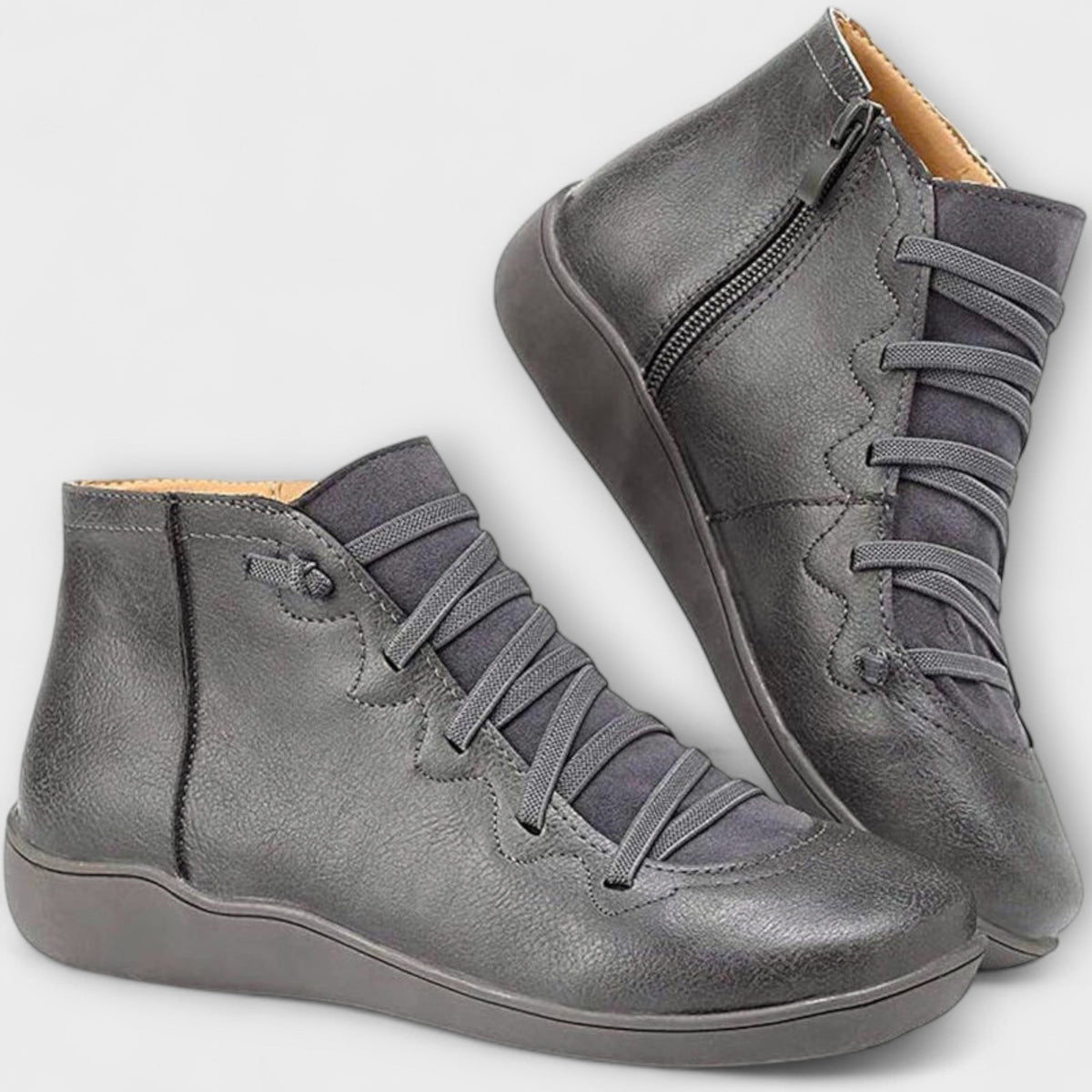 Sieglinde - Bottines Lacées Confortables