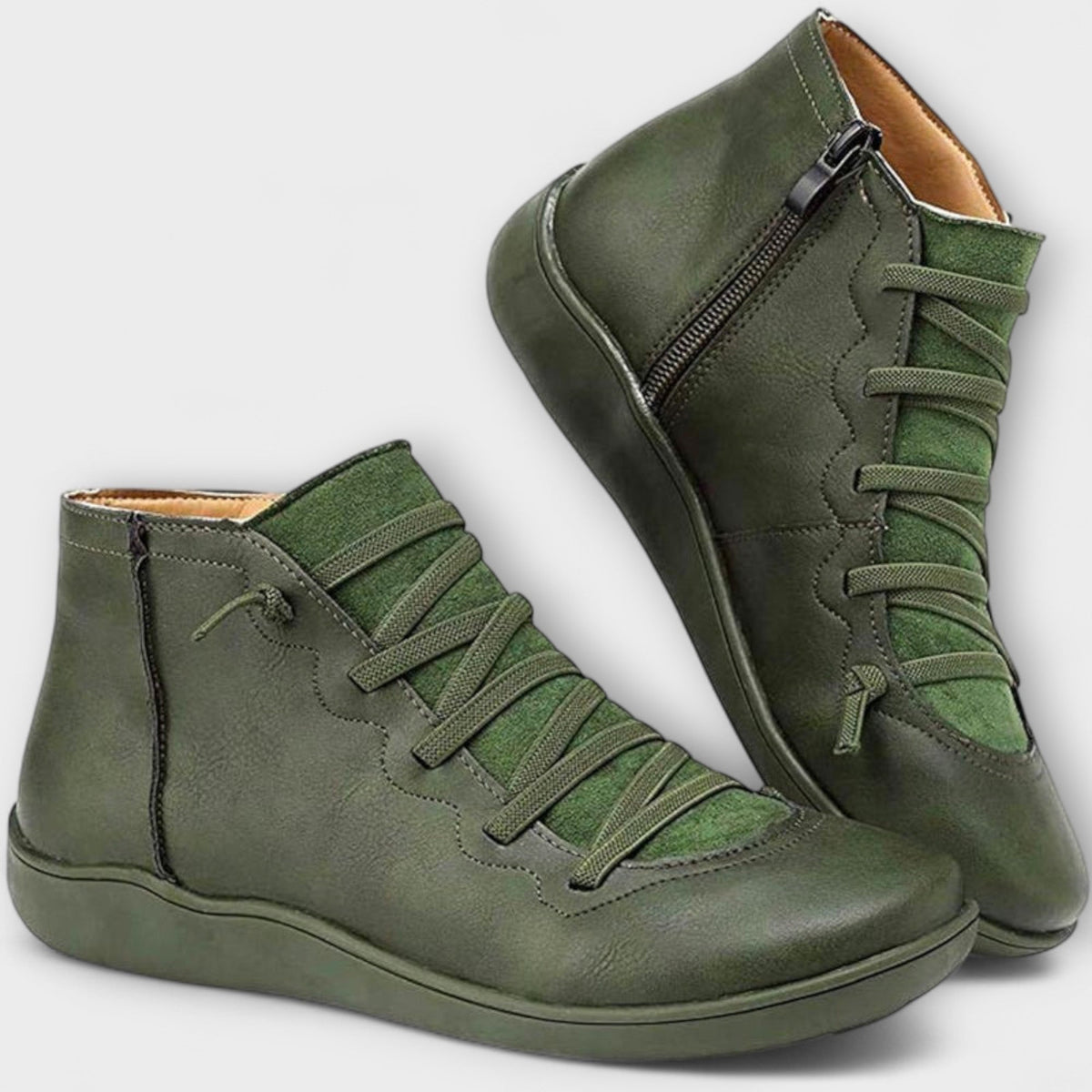 Sieglinde - Bottines Lacées Confortables