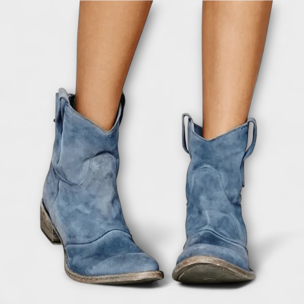 Mathilde - Bottes en Daim Style Western