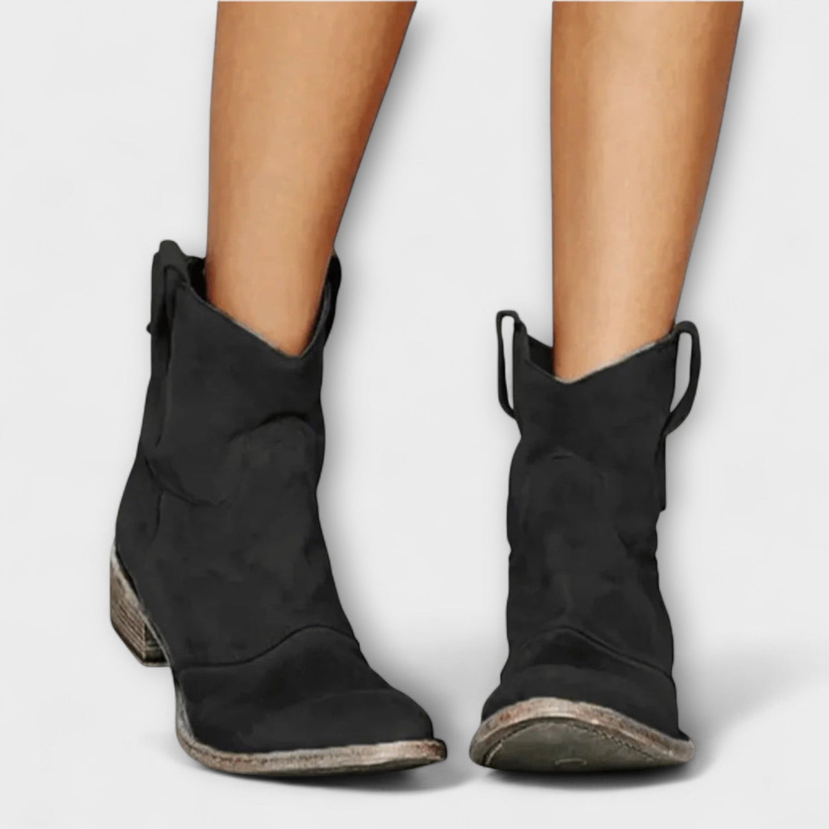 Mathilde - Bottes en Daim Style Western