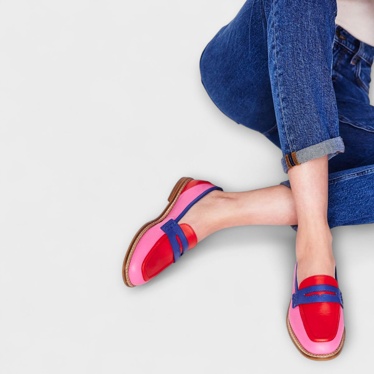 Margarete - Mocassins Patchwork Colorés
