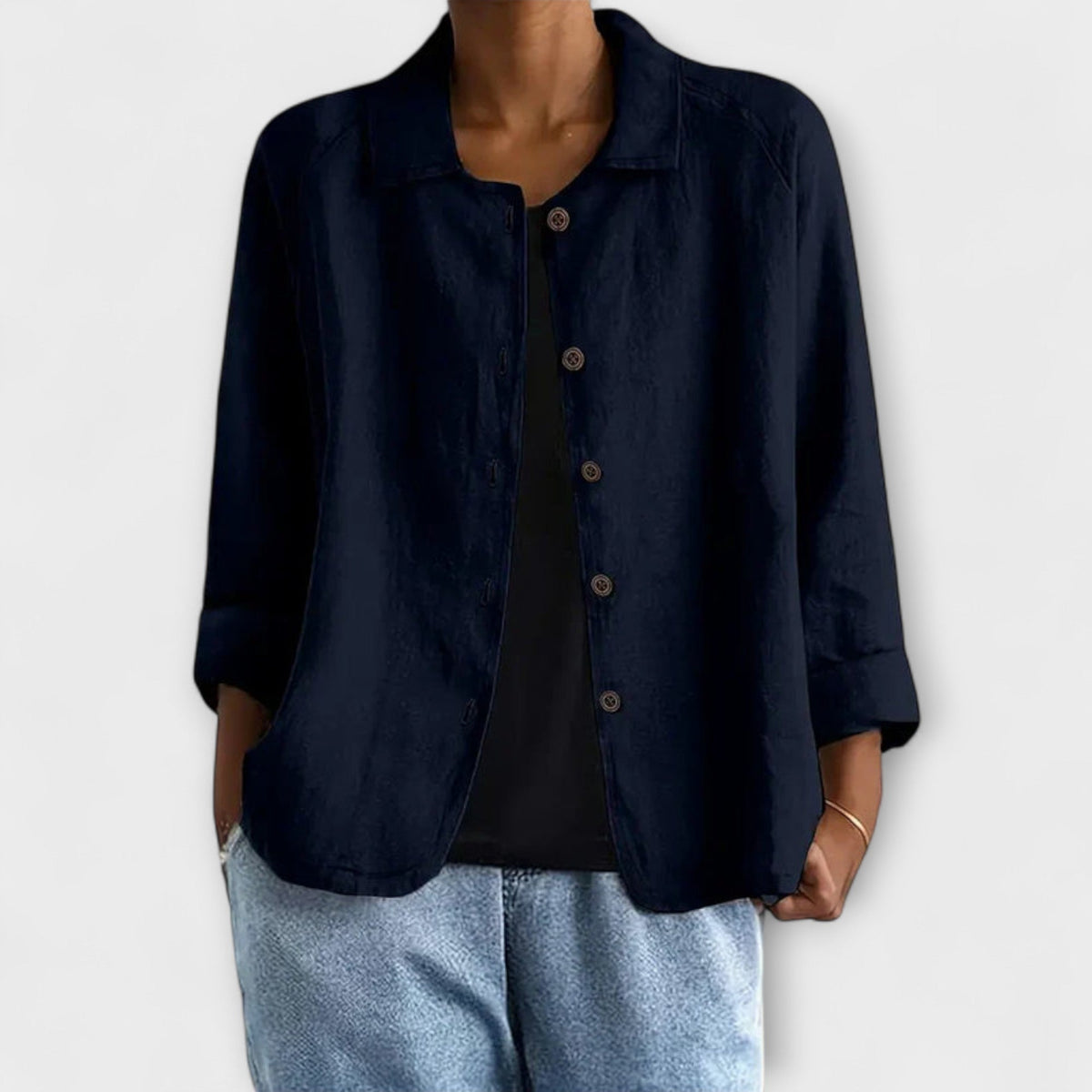 Mira - Cardigan Léger Rose Poudré