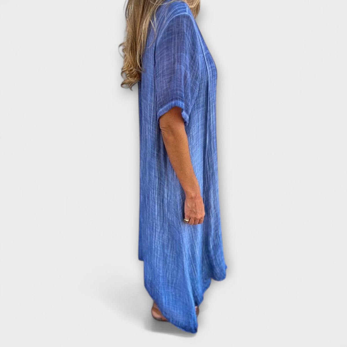 Juliette - Robe Malaga Légère Bleue