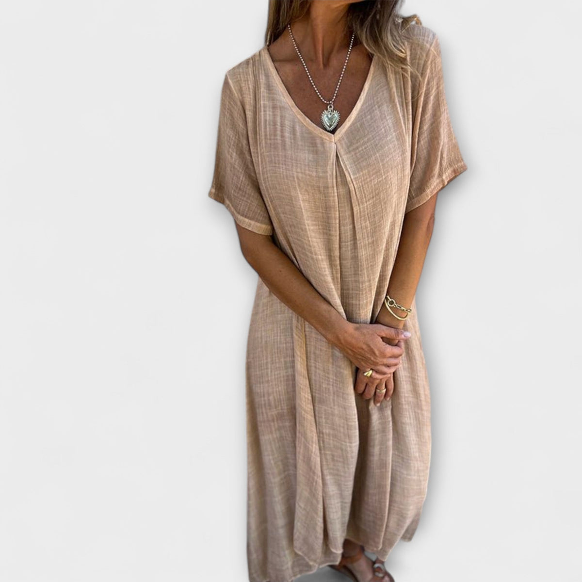 Juliette - Robe Malaga Légère Bleue