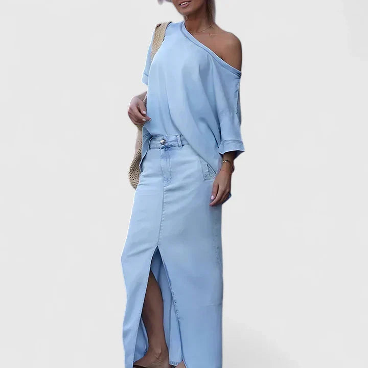 Averlynn | Ensemble de Jupe Maxi Élégante